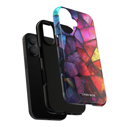 Cracked Prism iPhone 16 Case - Tough