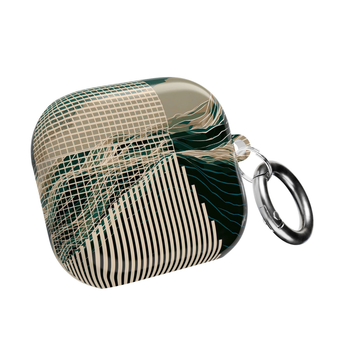Orbital Terrain · Hard Case for AirPods & AirPods Pro · Green