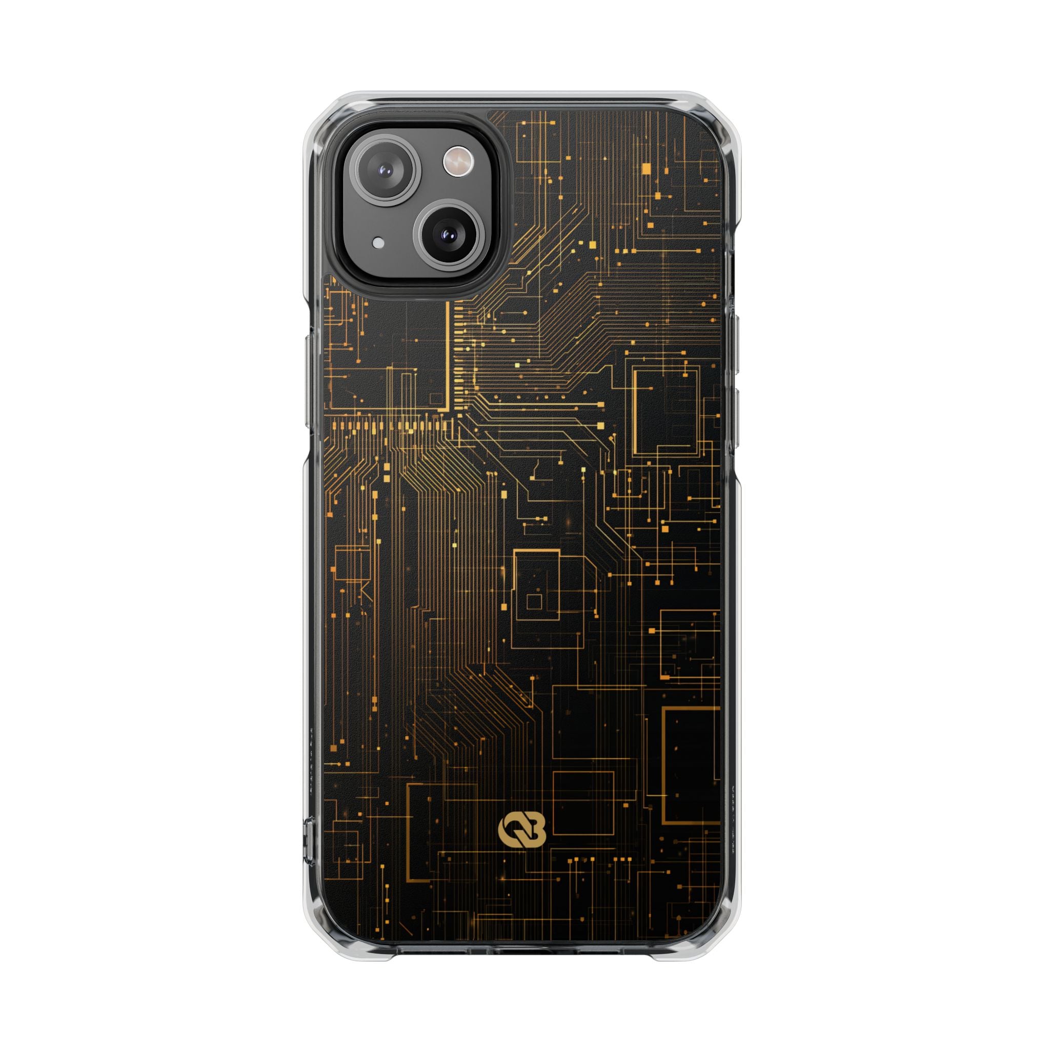 Gold Impact MagSafe Phone Case for iPhone - Amber Core Mainframe