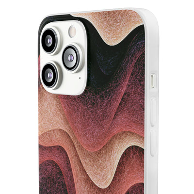 Rose Contour Waves · Lite Phone Case for iPhone ·  Pink
