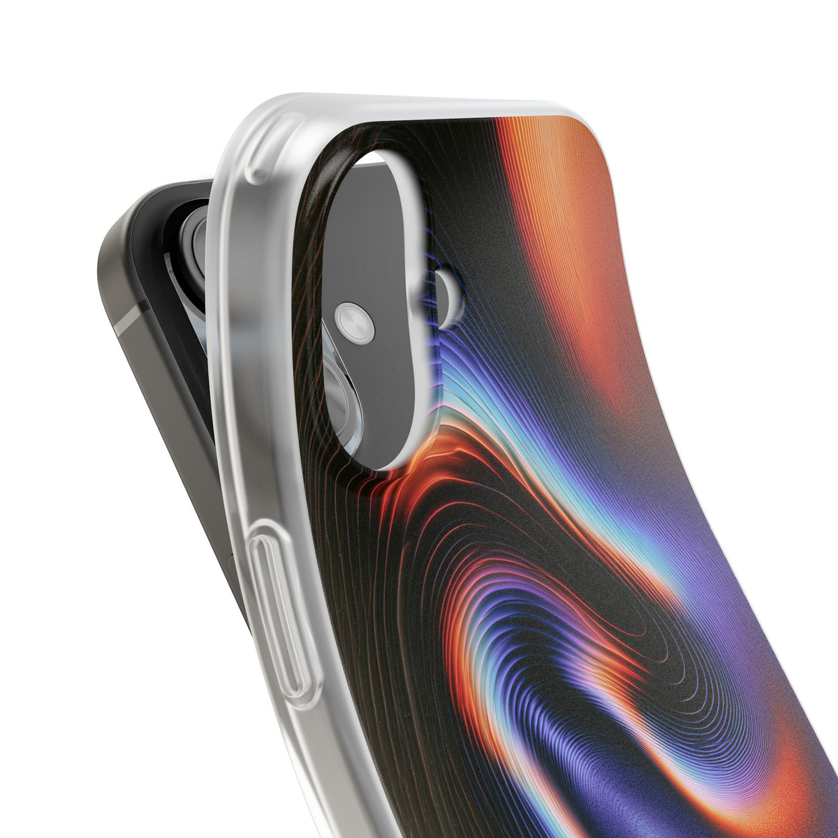 Prismatic Resonance · Lite Phone Case for iPhone ·  Purple