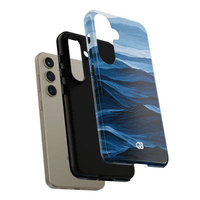 Blue Tough Phone Case for Samsung - Cobalt Ridge Tides