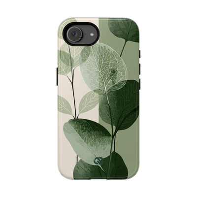 Layered Eucalyptus Study · Tough Phone Case for iPhone · Green