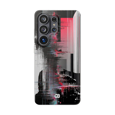 Black Lite Phone Case for Samsung - Crimson Data Leak
