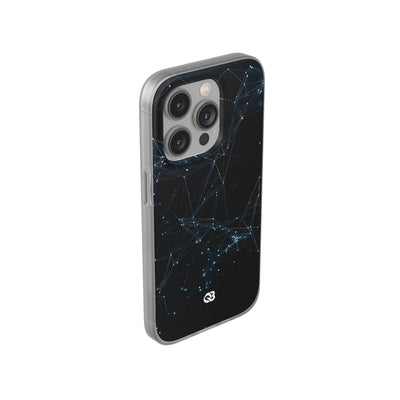 Black Lite Phone Case for iPhone - Arctic Neural Mesh