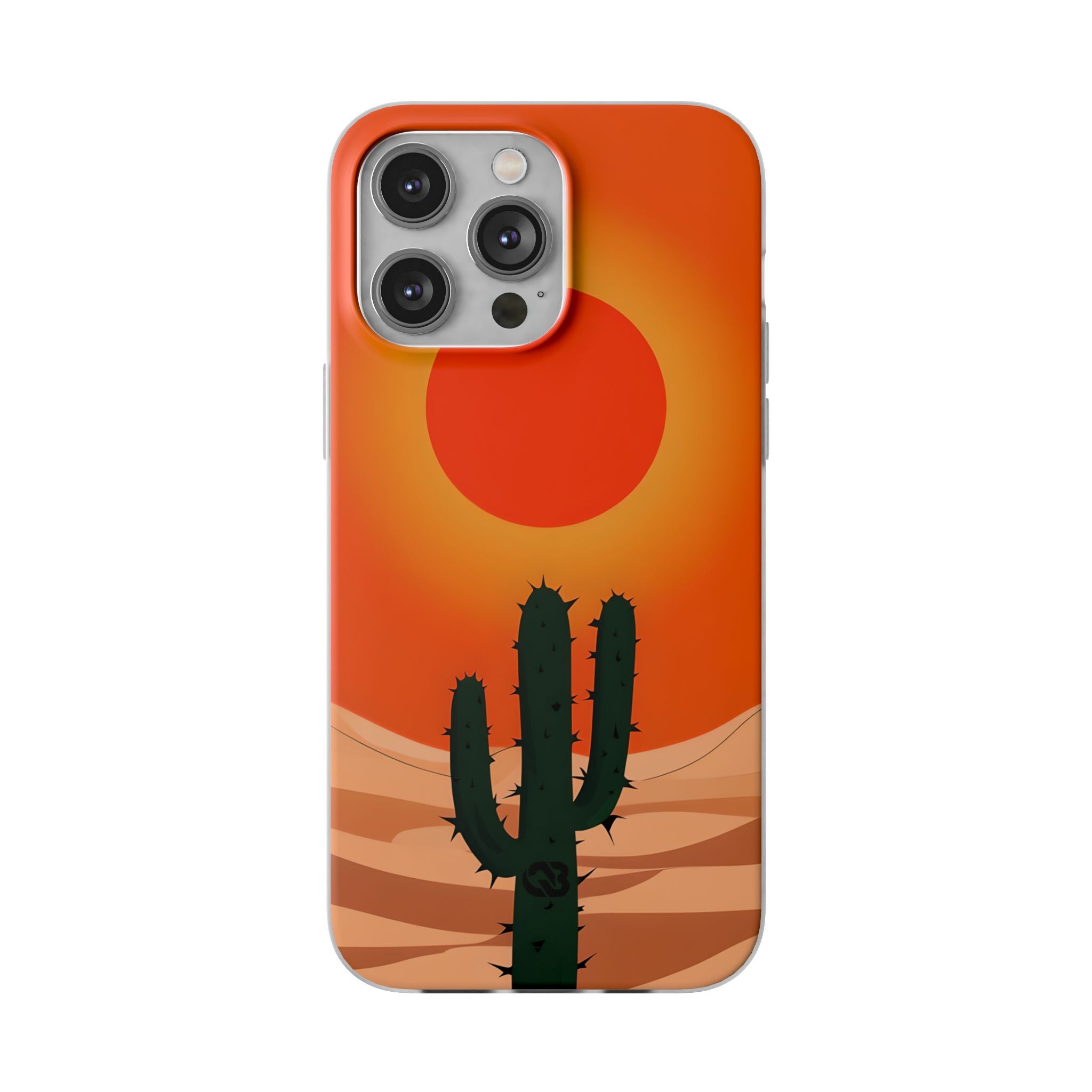 Scorched Saguaro Sunset · Soft Phone Case for iPhone