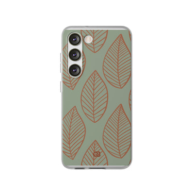 Sage Earth Leaves · Soft Phone Case for Samsung