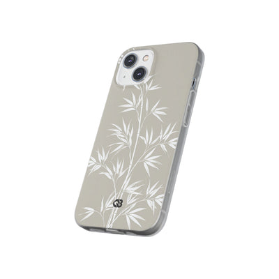 Beige Lite Phone Case for iPhone - Sandstone Bamboo Stalks