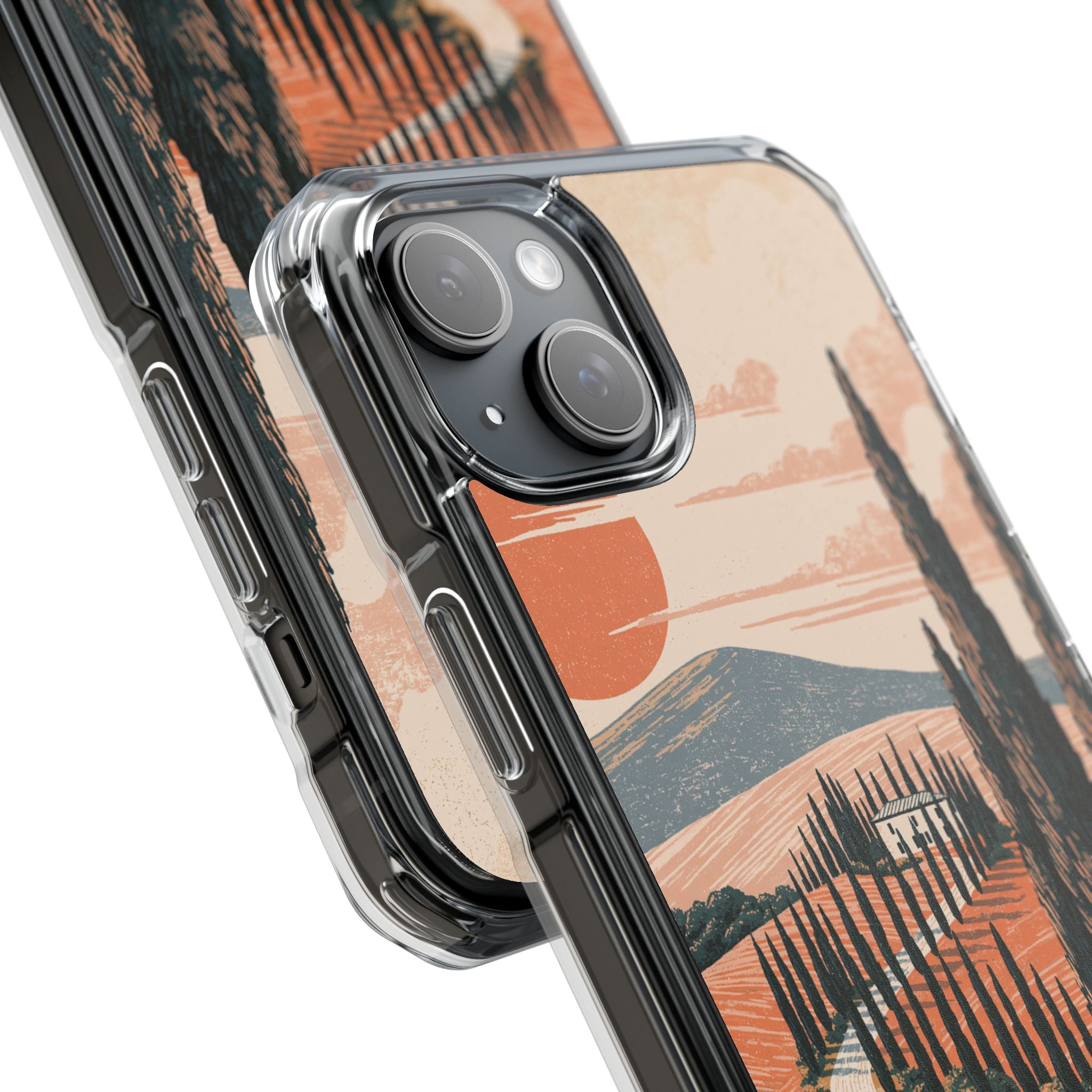 Orange Impact MagSafe Phone Case for iPhone - Terracotta Ridge Trail
