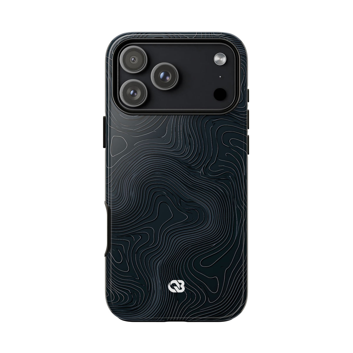 Obsidian Elevation · Tough Phone Case for iPhone · Black
