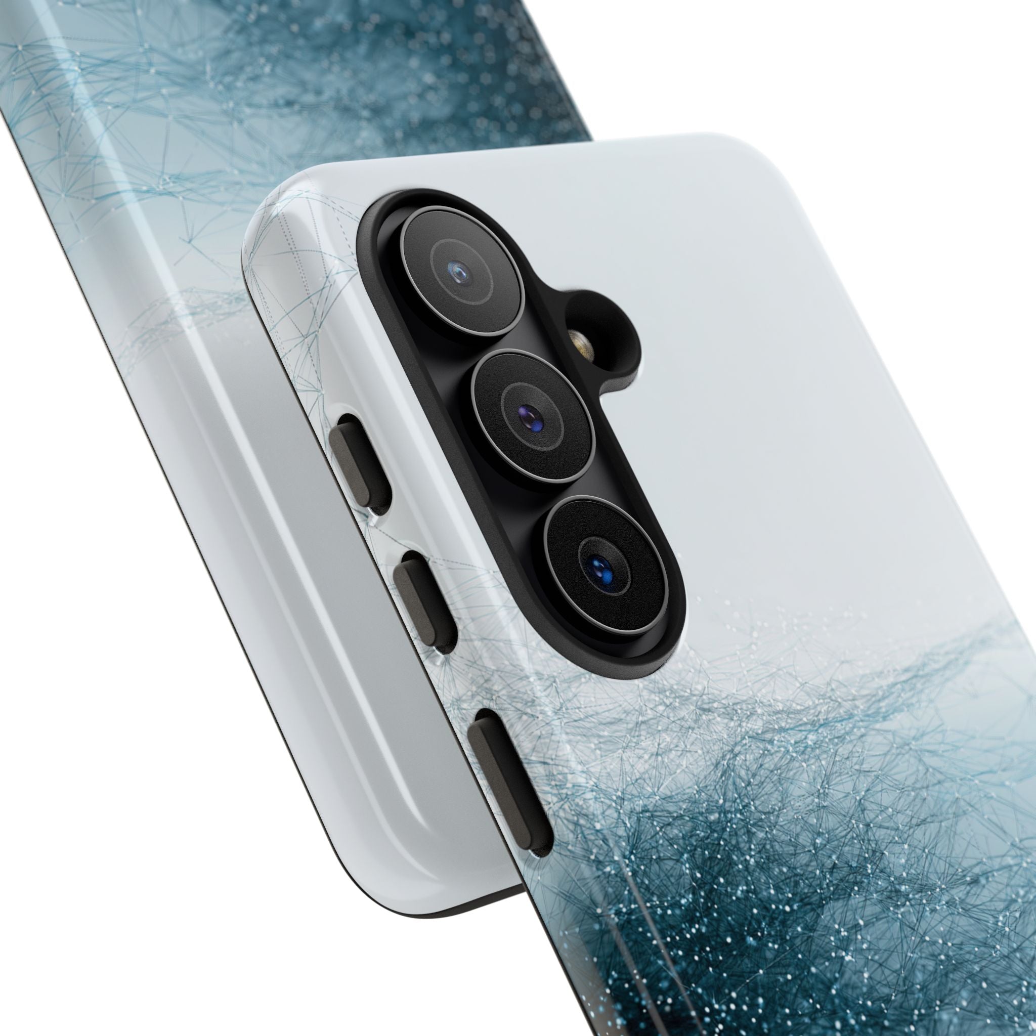 Teal Tough Phone Case for Samsung - Arctic Pulse Mesh