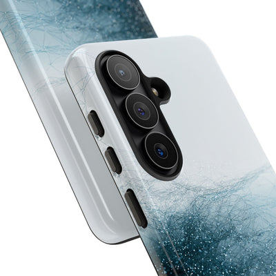 Teal Tough Phone Case for Samsung - Arctic Pulse Mesh
