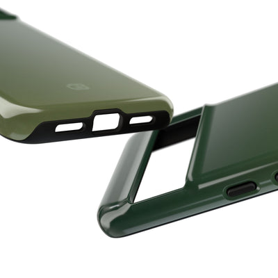 Green Tough Phone Case for Google Pixel - Shadow Moss Grain