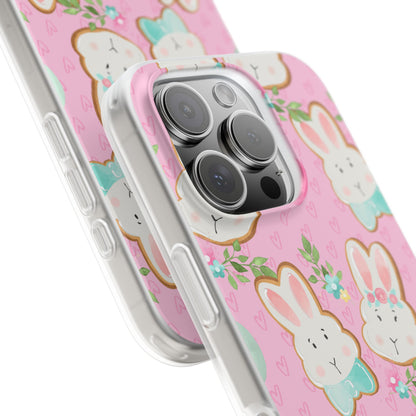 Bunny Blossom iPhone 16 Pro Case - Soft