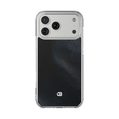 Black Impact MagSafe Phone Case for iPhone - Obsidian Ridge Flux