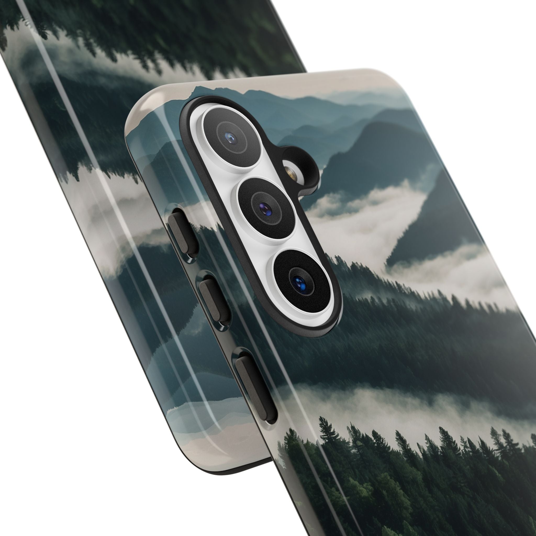 Misty Pine Peaks · Tough Phone Case for Samsung