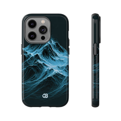 Nordic Frost Peak · Tough Phone Case for iPhone · Blue