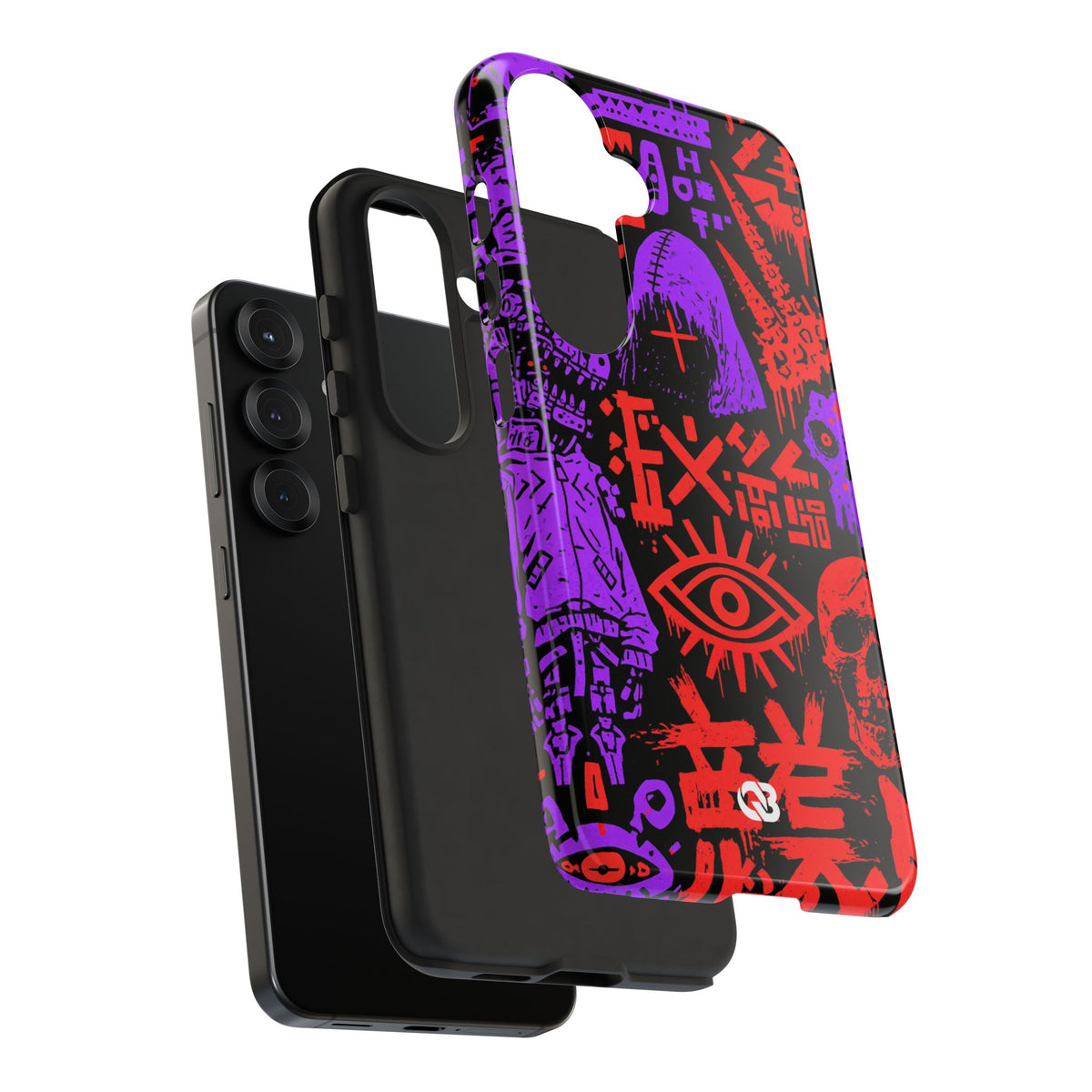 Underground Cyber Glyphs · Tough Phone Case for Samsung · Black