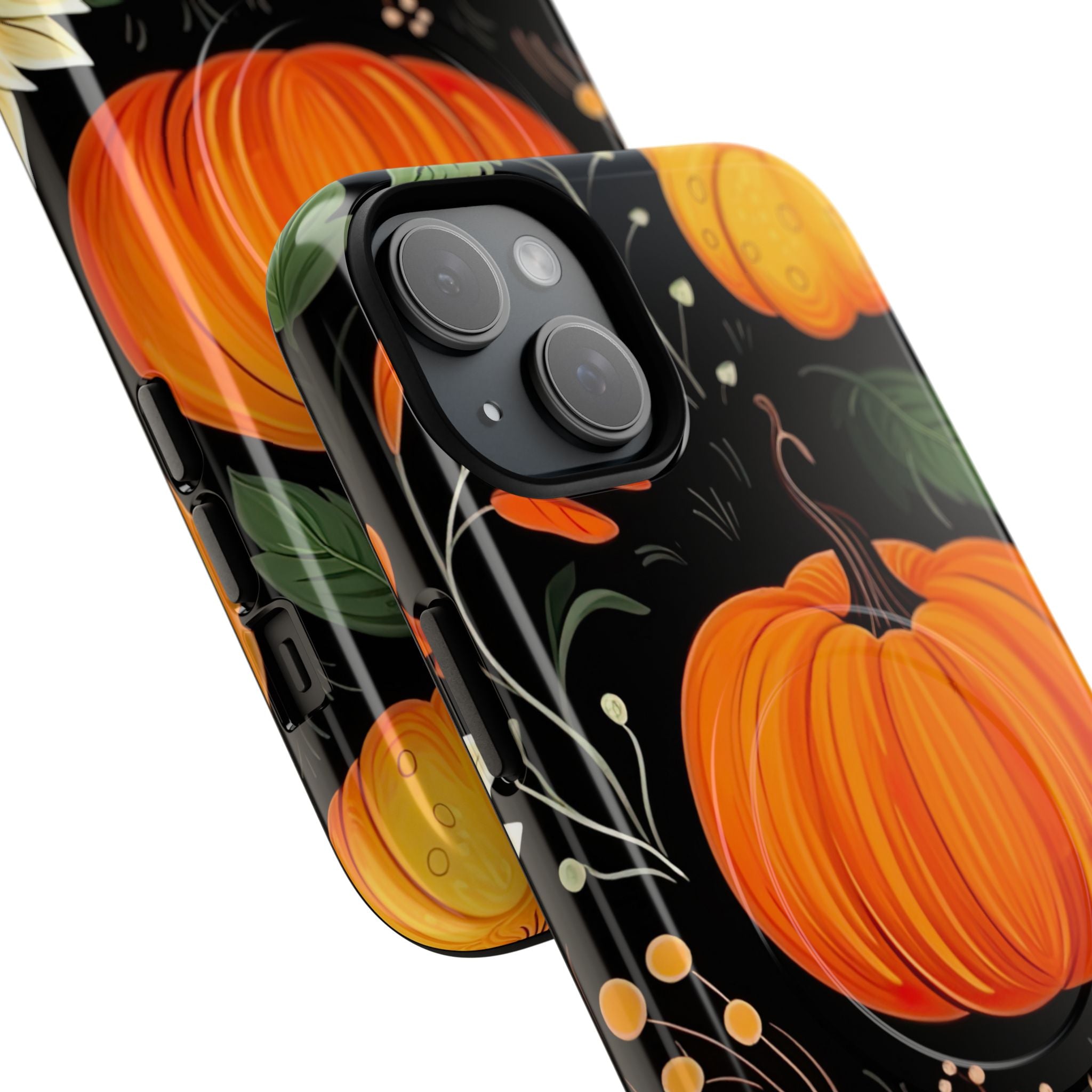 Pumpkin Glow iPhone 15 Plus Case - Tough+