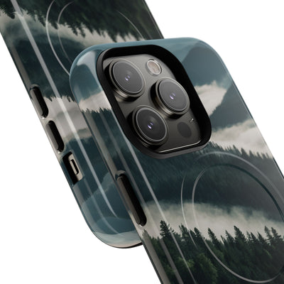 Misty Pine Peaks · Tough+ Phone Case for iPhone · Magsafe
