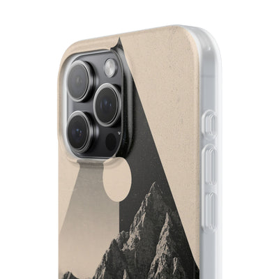 Beige Lite Phone Case for iPhone - Obsidian Summit Parchment