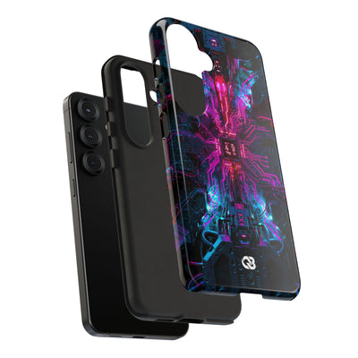 Neural Circuit Core · Tough Phone Case for Samsung · Black