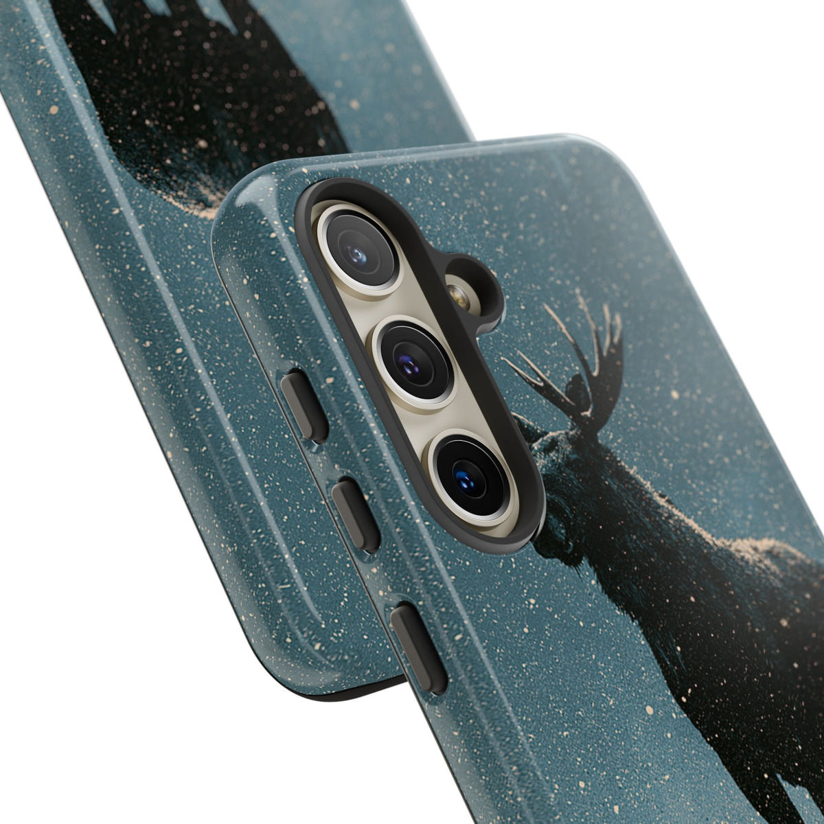 Nordic Boreal Moose · Tough Phone Case for Samsung · Blue