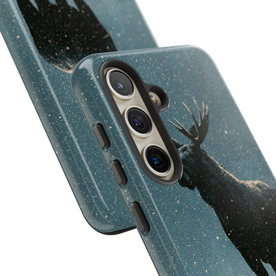 Nordic Boreal Moose · Tough Phone Case for Samsung · Blue