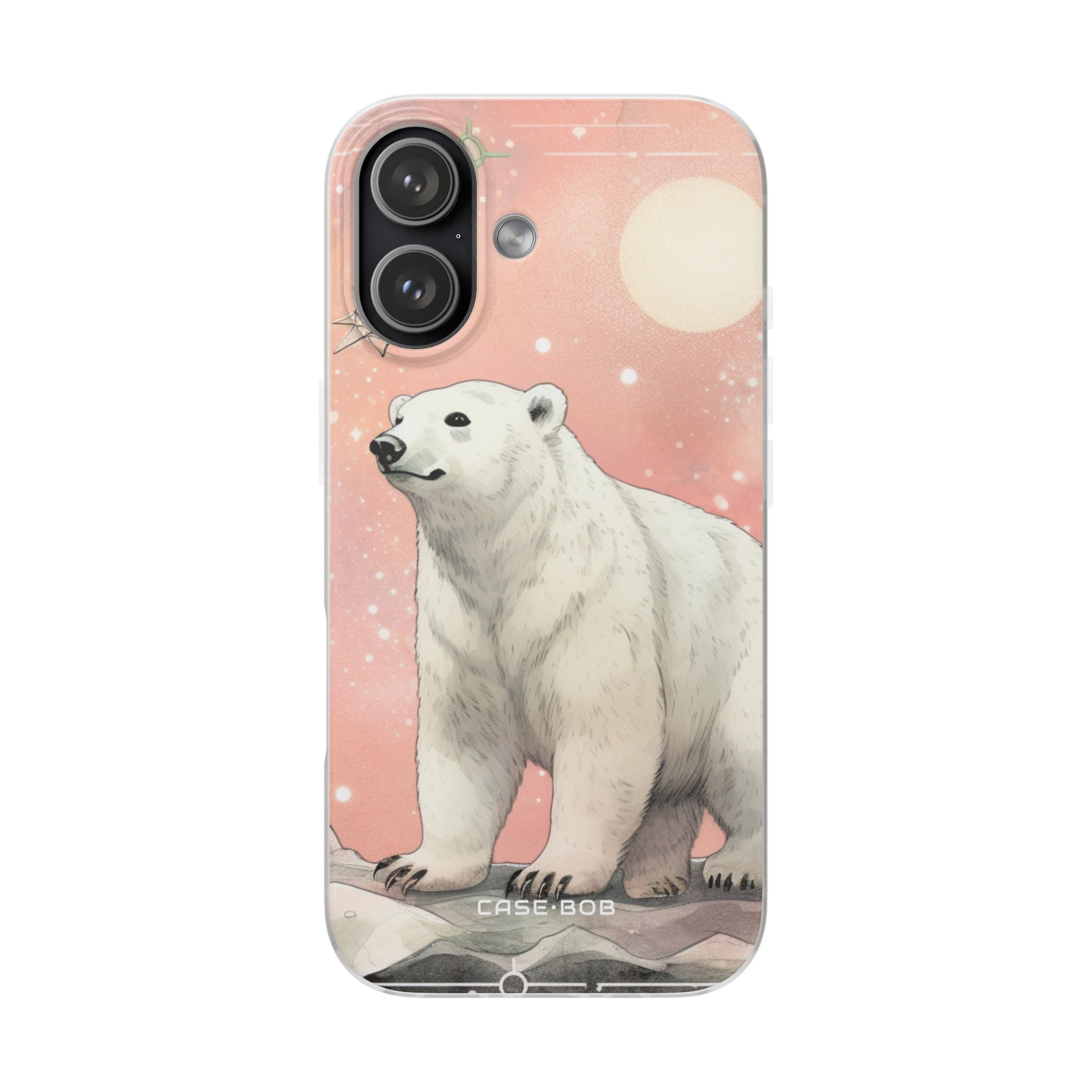 Polar Bear Dream iPhone 17 Case - Soft - CASE•BOB