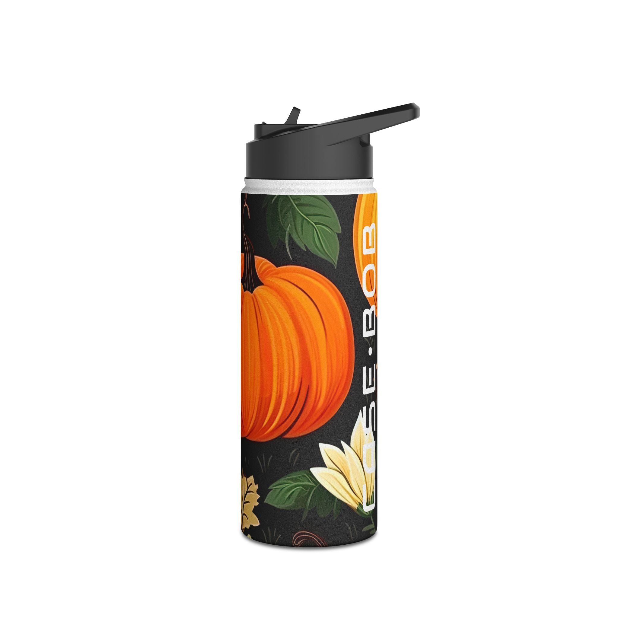Pumpkin Glow - Stainless Steel Water Bottle