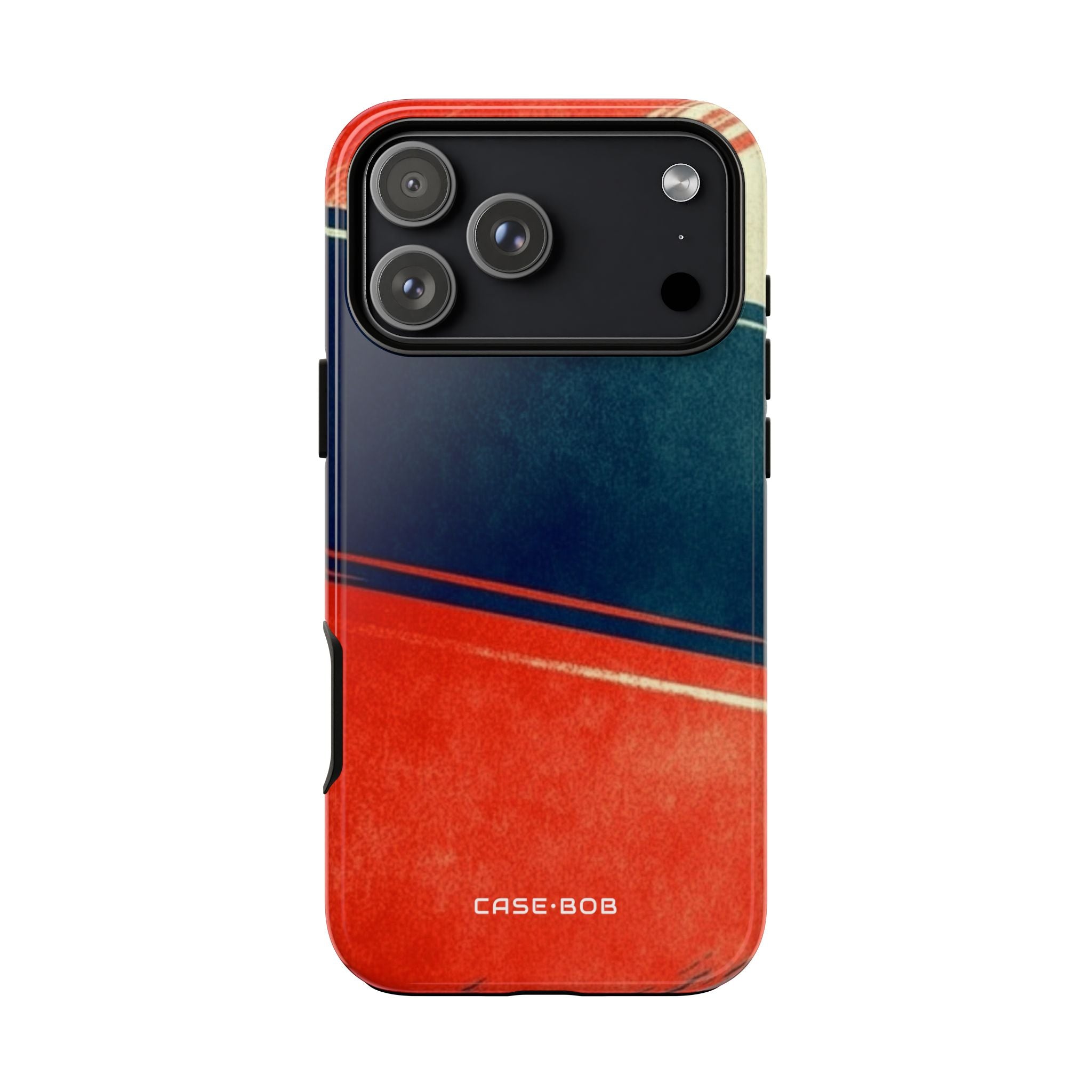 Blue Diagonal Motion iPhone 17 Pro Max Case - Tough - CASE•BOB