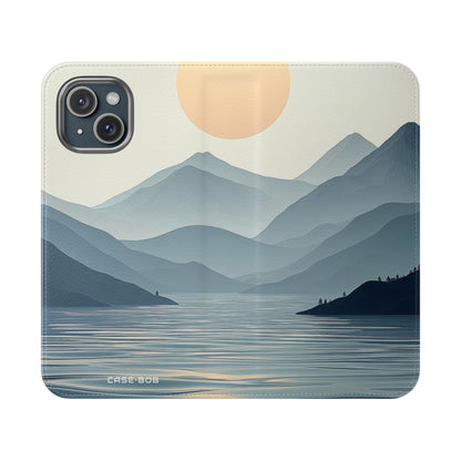 Pale Sun Horizon - iPhone 15 Case - Wallet