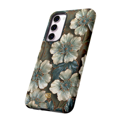 Gilded Blossom Reverie · Tough Phone Case for Samsung · Teal