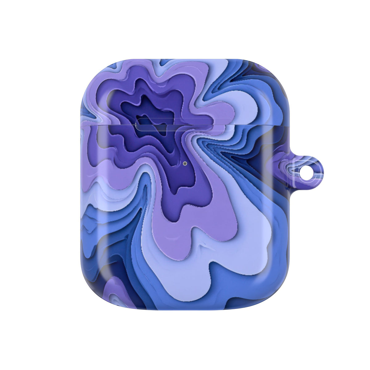 Periwinkle Strata Bloom · Hard Case for AirPods & AirPods Pro · Purple