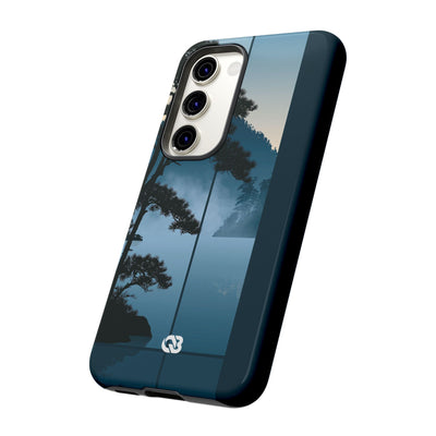 Misty Pine Horizon · Tough Phone Case for Samsung · Teal