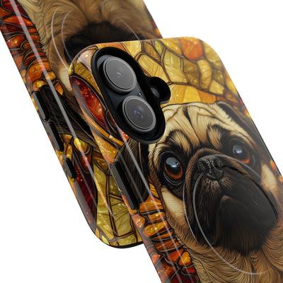 Amber Pug Divinità · Tough+ Custodia per iPhone · Magsafe