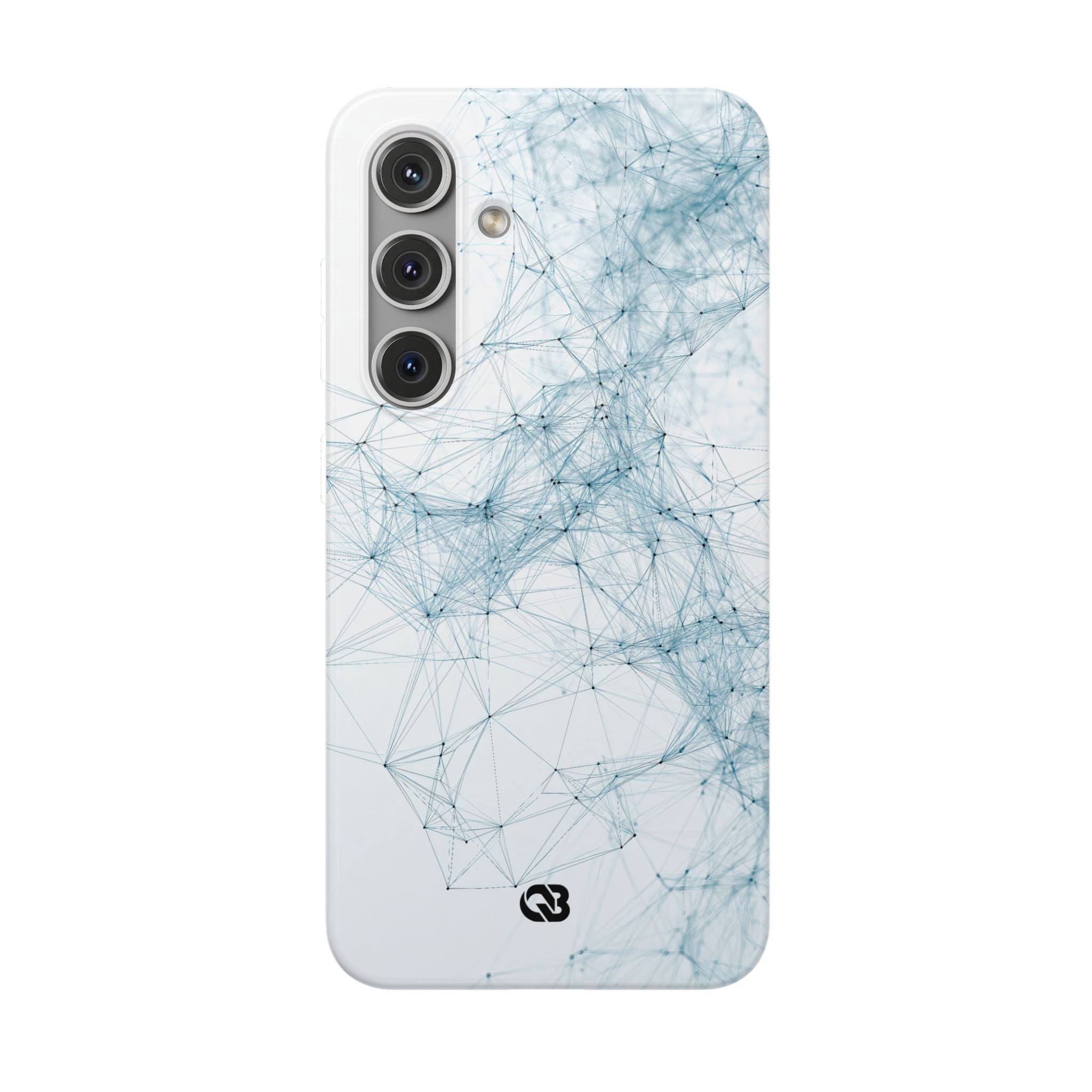 Blue Lite Phone Case for Samsung - Glacial Neural Web