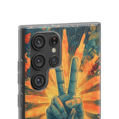 Radiant Peace Bloom · Soft Phone Case for Samsung