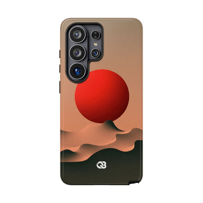 Crimson Sol Ridge · Tough Phone Case for Samsung · Red