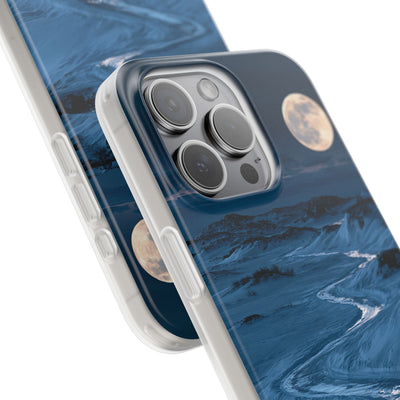 Arctic Moon Drift · Lite Phone Case for iPhone ·  Blue