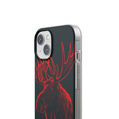 Nordic Elk · Lite Phone Case for iPhone ·  Black