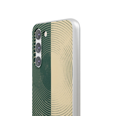 Green Lite Phone Case for Samsung - Evergreen Split Grain