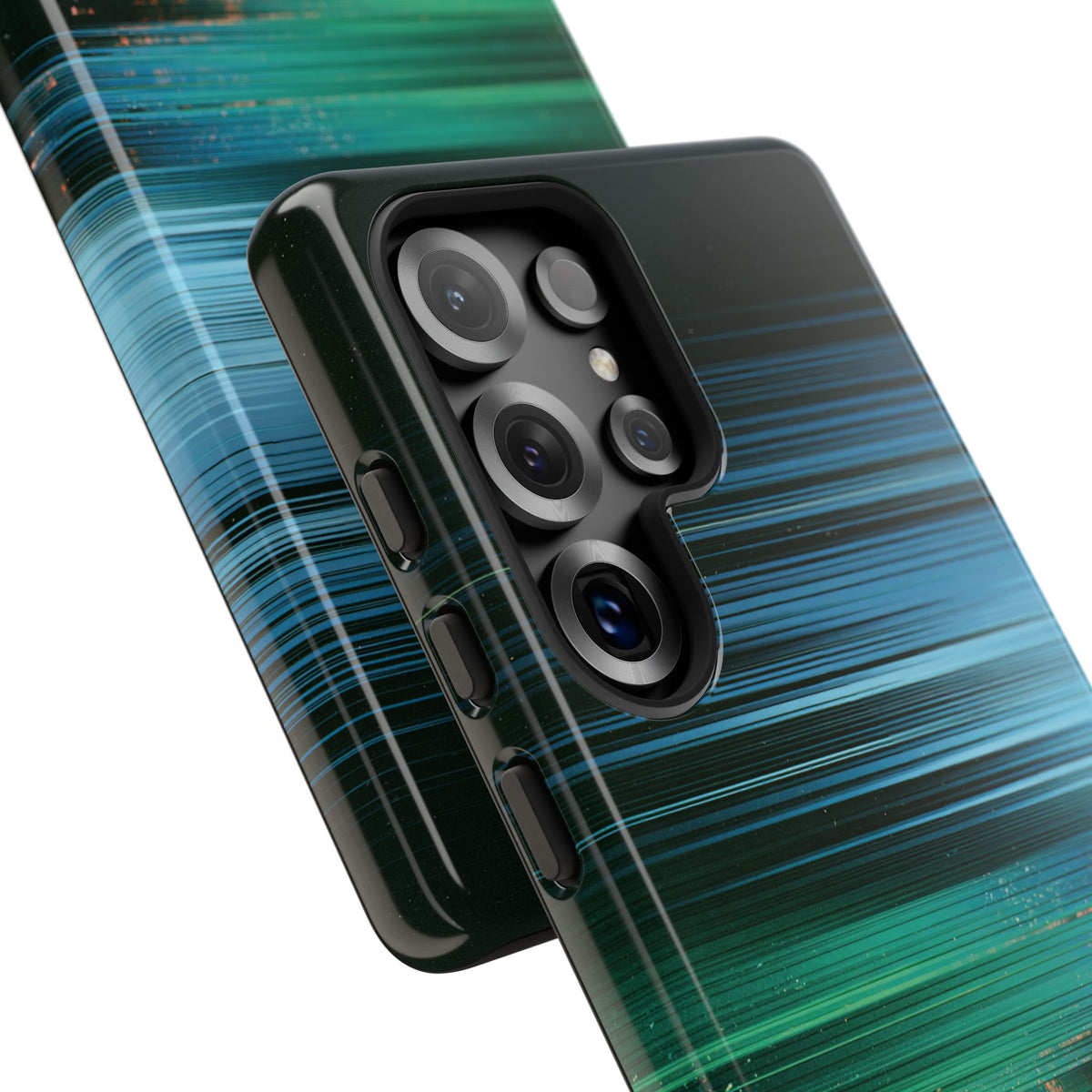 Digital Shoreline Drift · Tough Phone Case for Samsung · Teal