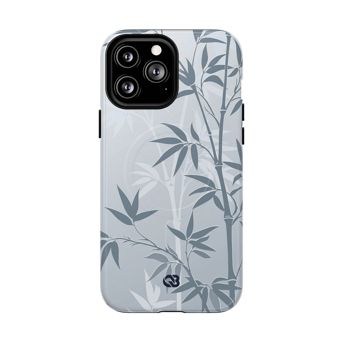 Misty Bamboo Grove · Tough 2.0 Magnetic Phone Case for iPhone · Blue
