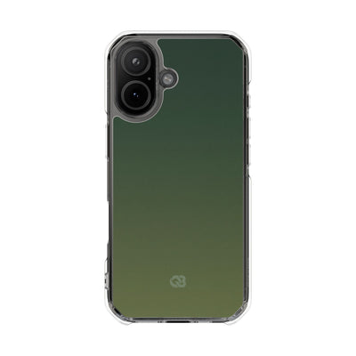Green Impact MagSafe Phone Case for iPhone - Shadow Moss Grain