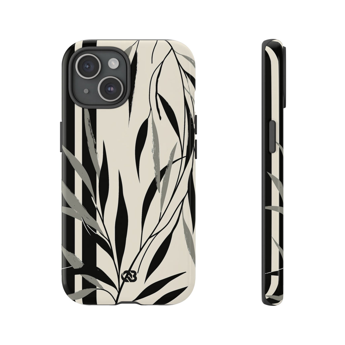 Linear Willow Study · Tough Phone Case for iPhone · Beige