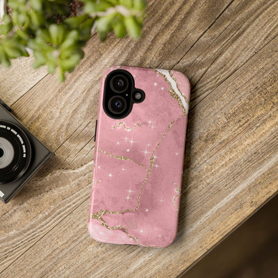 Rose Sparkle Marble · Tough Phone Case for iPhone