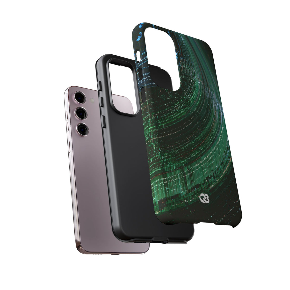 Orbital Data Stream · Tough Phone Case for Samsung · Green
