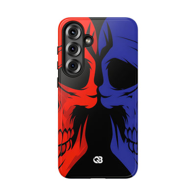 Crimson Cobalt Skulls · Tough Coque de téléphone pour Samsung