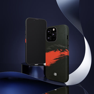 Crimson Raptor Noir · Tough Phone Case for iPhone · Black